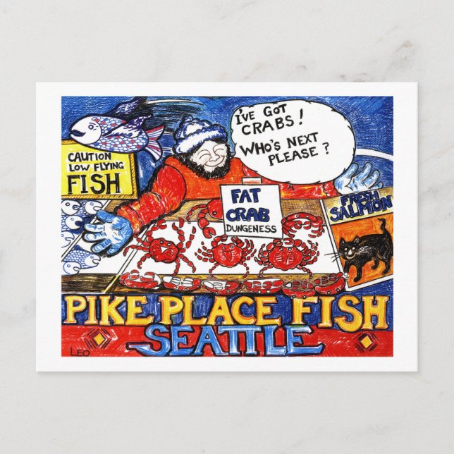 Postal ¿Tienes cangrejos? (Anverso)