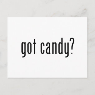 Postal ¿tienes caramelos?