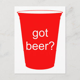 Postal ¿Tienes cerveza?