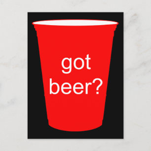 Postal ¿Tienes cerveza?
