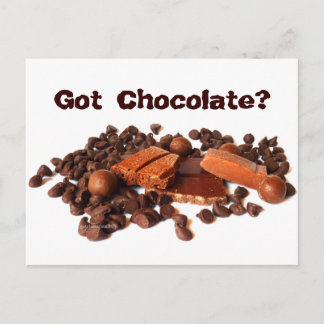 Postal ¿Tienes chocolate?