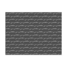 Tienes este patrón Inspirador blanco negro