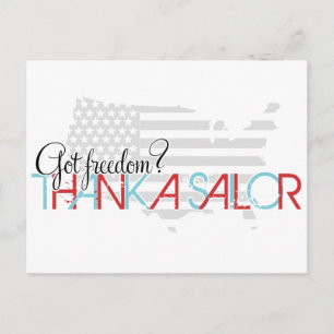 Postal ¿Tienes libertad? Gracias a Sailor