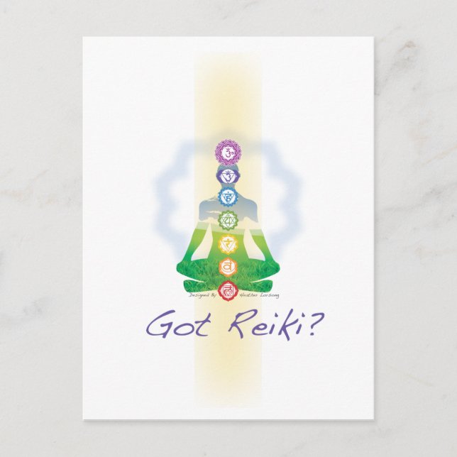 Postal ¿Tienes Reiki? (Anverso)