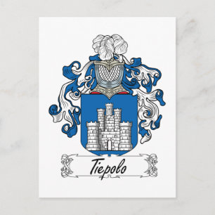 Postal Tiepolo Family Crest