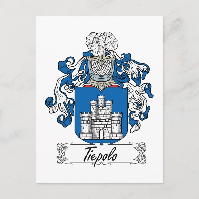 Postal Tiepolo Family Crest (Anverso)