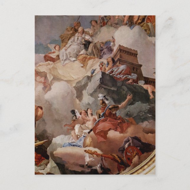 Postal Tiepolo, Giovanni Battista Fresken im k?niglichen  (Anverso)