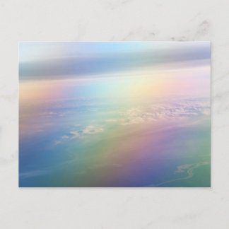 Postal Tierra arcoiris. Esencia de vida