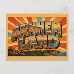 Postal Tierra de Arnhem NT Australia Arte Rupestre Antigu