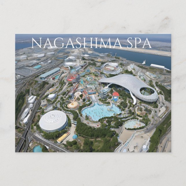 Postal Tierra de Baños Nagashima (Anverso)