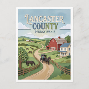 Postal Tierra de cultivo Amish cerca de Strasburg Pennsyl