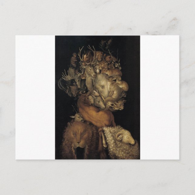 Postal Tierra de Giuseppe Arcimboldo (Anverso)