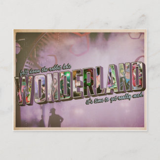 Postal tierra de las maravillas.