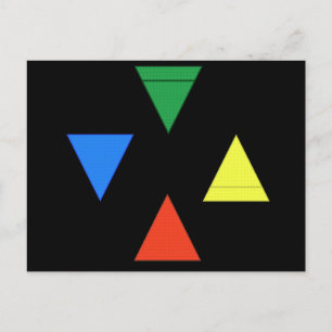 Postal Tierra del agua del fuego del aire