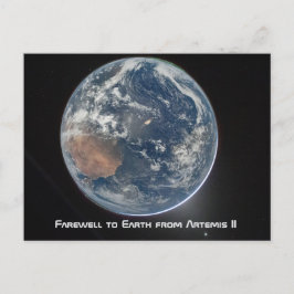 Postal Tierra desde Artemis II