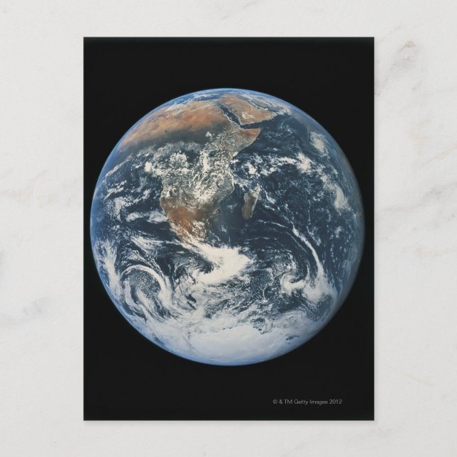 Postal Tierra desde el espacio 10 (Anverso)
