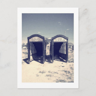 Postal tierra desierta