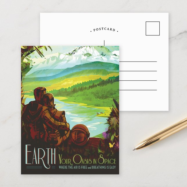 Postal Tierra | Visiones del futuro de la NASA (Subido por el creador)