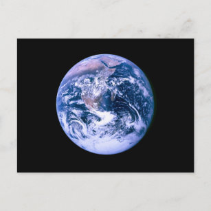 Postal Tierra vista desde el espacio