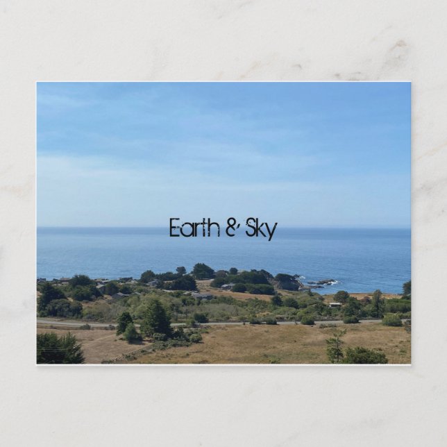 Postal Tierra y cielo (Anverso)