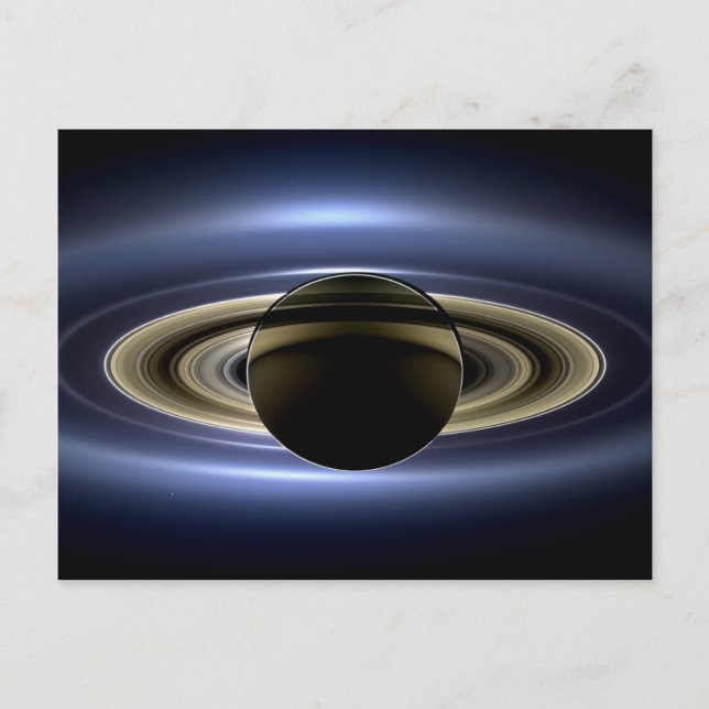 Postal Tierra y Saturno (Anverso)