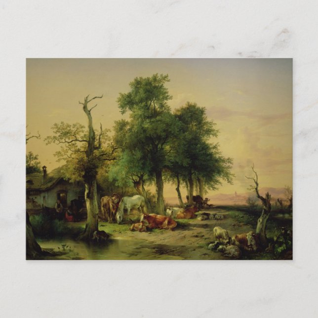 Postal Tierras de pastoreo (Anverso)