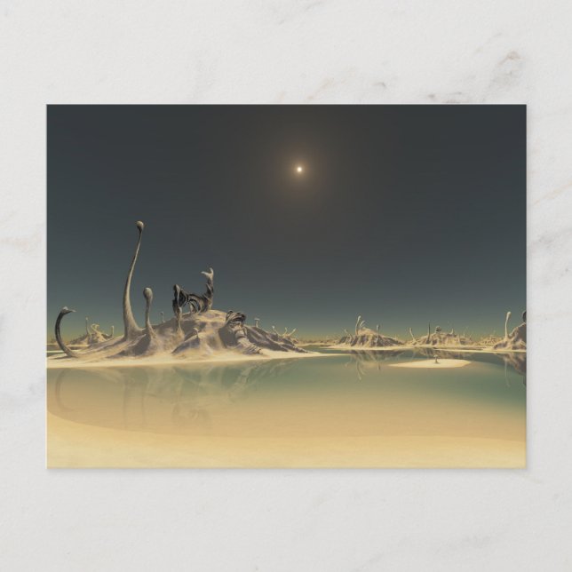 Postal Tierras prohibidas (Anverso)