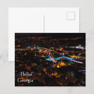 Postal Tiflis de noche