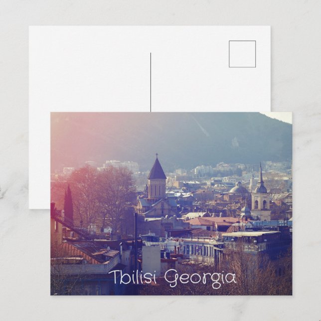 Postal Tiflis Georgia (Anverso / Reverso)