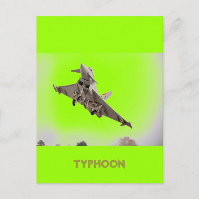 POSTAL TIFÓN EUROFIGHTER (Anverso)