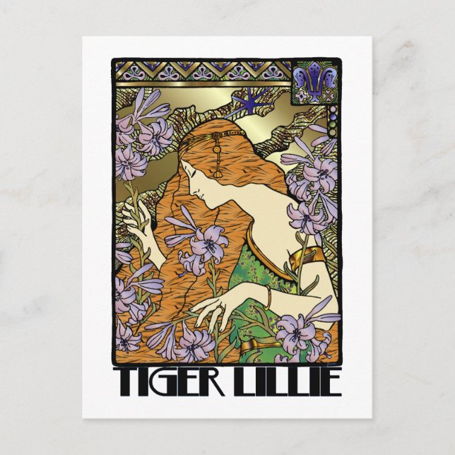 Postal Tiger Lillie (Anverso)