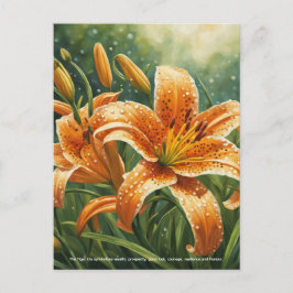 Postal Tiger Lily Symbolism