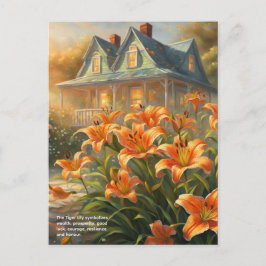 Postal Tiger Lily Symbolism