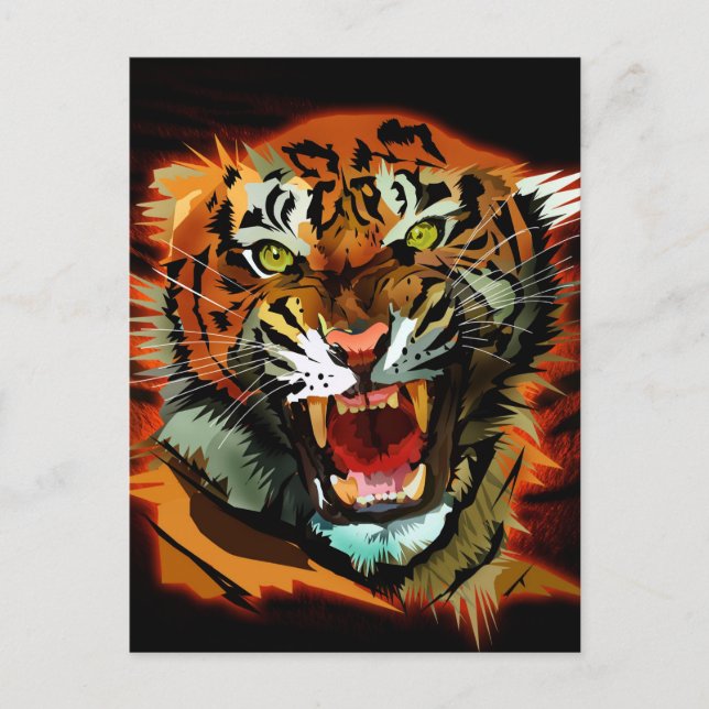 Postal Tiger Roar (Anverso)
