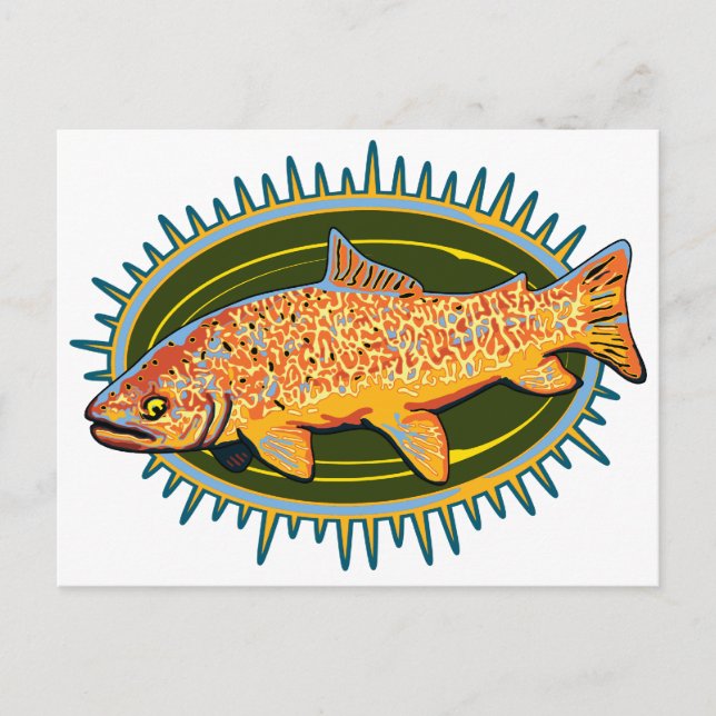 postal Tiger Trout (Anverso)