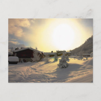 Postal Tignes Les Bois Winter