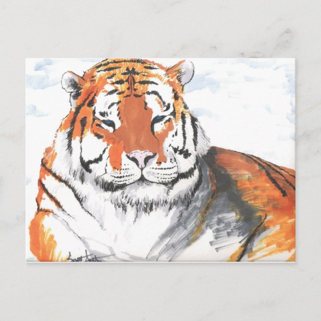 Postal Tigre (Anverso)