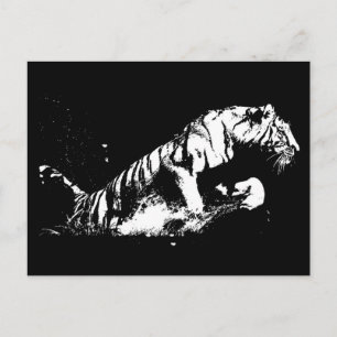Postal Tigre atacando