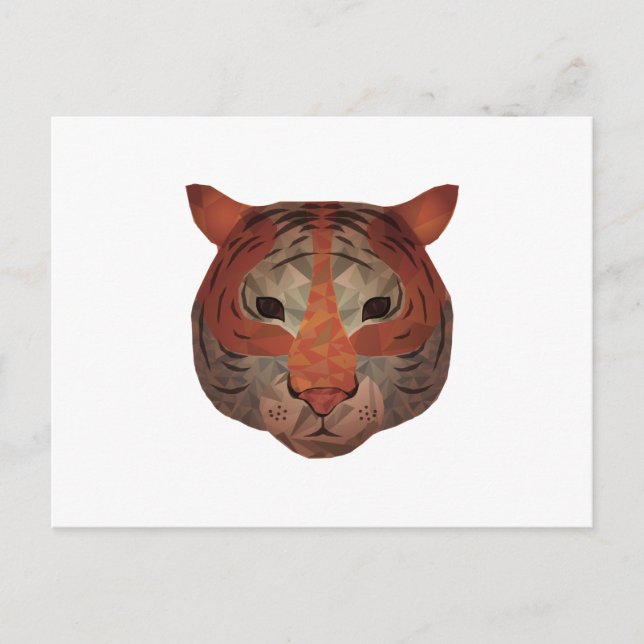 Postal Tigre automático (Anverso)