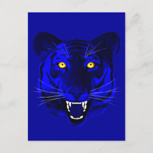 Postal Tigre azul