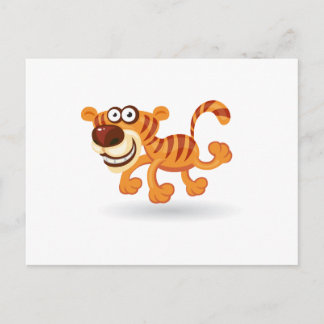 Postal tigre bebé personalizado