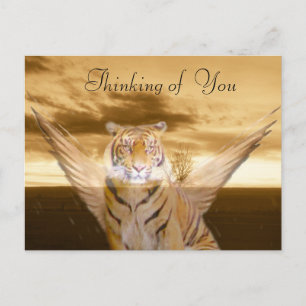 Postal Tigre de amor_