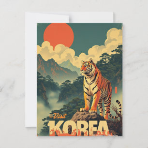 Postal Tigre de Guardian coreano