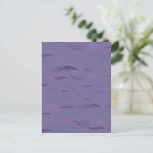 Postal Tigre de ondas (patrón estilizado) 9