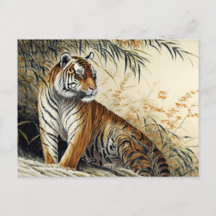 Postal Tigre de pinza china