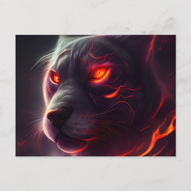 Postal Tigre de postale (Anverso)