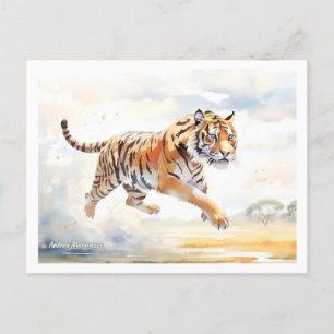 Postal Tigre en acción 2