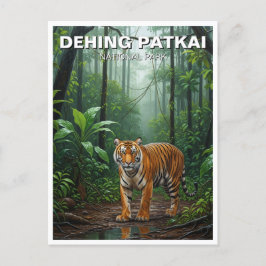 Postal Tigre en Dehing Patkai National Park India Travel 