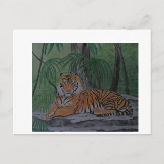 Postal Tigre en reposo