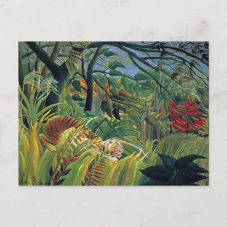 Postal Tigre en tormenta tropical (sorprendido)